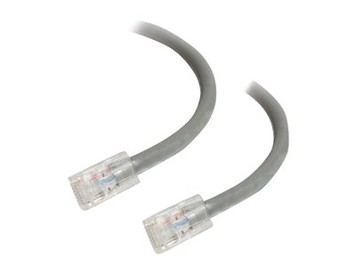 C2G Cat5e Non-Booted Unshielded (UTP) Network Patch Cable - patch cable - 3 m - gray