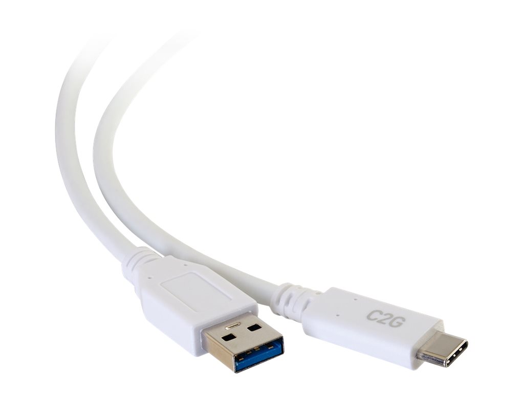 C2G 10ft USB C 3.0 to USB Cable - USB C to USB A - M/M - USB-C cable - USB Type A to USB-C - 3.05 cm