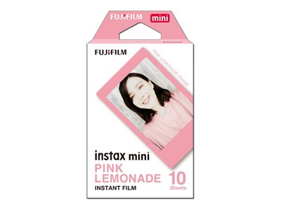 Fujifilm Instax Mini Pink Lemonade color instant film - ISO 800 - 10