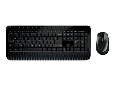 Microsoft Wireless Desktop 2000 - keyboard and mouse set - QWERTY - US - black