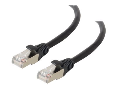 C2G 5ft Cat5e Snagless Shielded (STP) Ethernet Network Patch Cable - Black - patch cable - 1.5 m - black