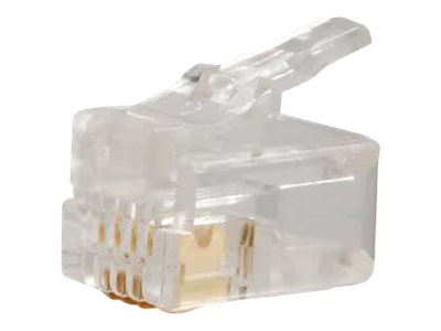 C2G 4X4 Handset Plug - network connector - clear
