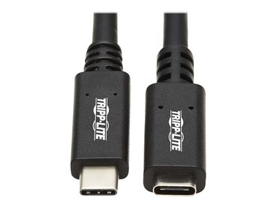 Tripp Lite USB C Extension Cable (M/F) - USB 3.2 Gen 1, Thunderbolt 3, 60W PD Charging, Black, 6 ft. (1.8 m)...