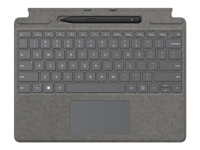 Microsoft Surface Pro Signature Keyboard - keyboard - with touchpad, accelerometer, Surface Slim Pen 2 storage and...