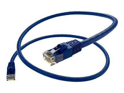 Unirise patch cable - 30.5 cm - blue, RAL 5002