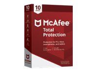 McAfee Total Protection - box pack (1 year) - 10 devices