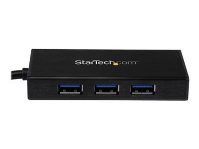 StarTech.com USB 3.0 Hub with Gigabit Ethernet Adapter - 3 Port - NIC - USB Network / LAN Adapter - Windows & Mac Compa…