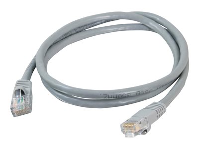 C2G 9ft Cat5e Snagless Unshielded (UTP) Network Patch Ethernet Cable-Gray - patch cable - 2.74 m - gray