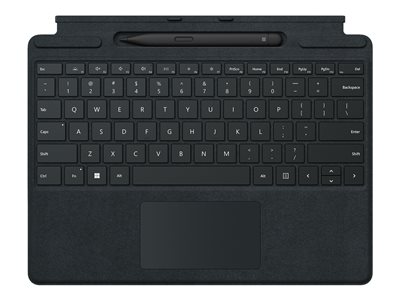 Microsoft Surface Pro Signature Keyboard - keyboard - with touchpad, accelerometer, Surface Slim Pen 2 storage and...