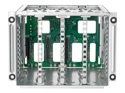 HPE 8SFF NVMe/SAS Smart Carrier Box 1-3 Drive Cage Kit - storage drive cage