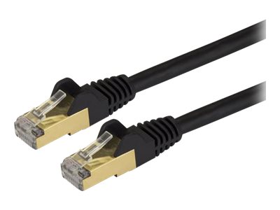 StarTech.com 2ft CAT6A Ethernet Cable, 10 Gigabit Shielded Snagless RJ45 100W PoE Patch Cord, CAT 6A 10GbE STP...