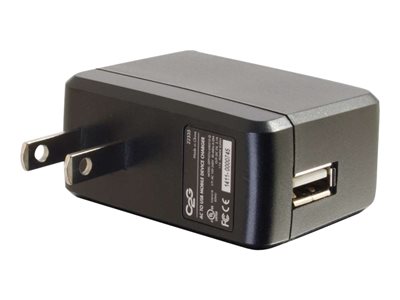 C2G USB Wall Charger - AC to USB Charger - 5V 2A Output power adapter