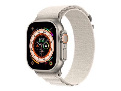 Apple Watch Ultra - titanium - smart watch with Alpine Loop - starlight - 32 GB