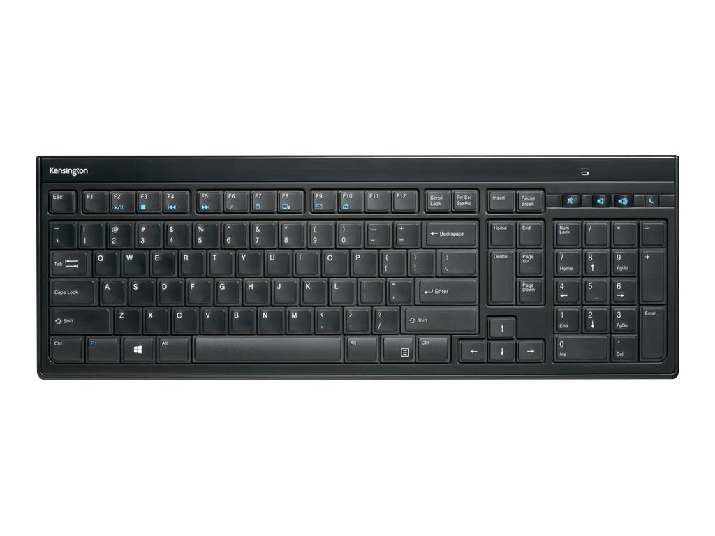 Kensington SlimType Wireless Keyboard - keyboard - US - black