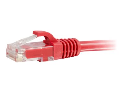 C2G 10ft Cat6 Ethernet Cable - Snagless Unshielded (UTP) - Red - patch cable - 3 m - red