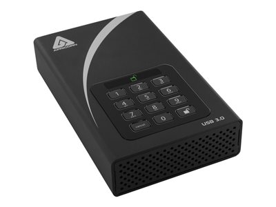 Apricorn Aegis Padlock DT ADT-3PL256F-6000 - hard drive - 6 TB - USB 3.0