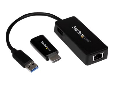 StarTech.com Samsung Chromebook 2 & Series 3 HDMI to VGA and USB 3.0 Gigabit Ethernet Accessory Bundle - Samsung Chrome…