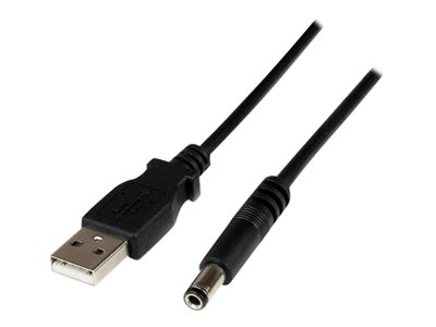 StarTech.com 1m USB to Type N Barrel 5V DC Power Cable - USB A to 5.5mm DC - 1 Meter USB to 5.5mm DC Plug (USB2TYPEN1M)…