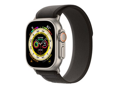 Apple Watch Ultra - titanium - smart watch with Trail Loop - black/gray - 32 GB