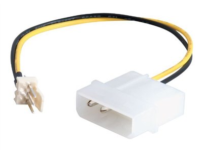 C2G - power cable - 3 pin internal power to 4 pin internal power (5V) - 0.2 m