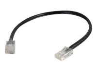 C2G Cat5e Non-Booted Unshielded (UTP) Network Patch Cable - patch cable - 15.2 cm - black