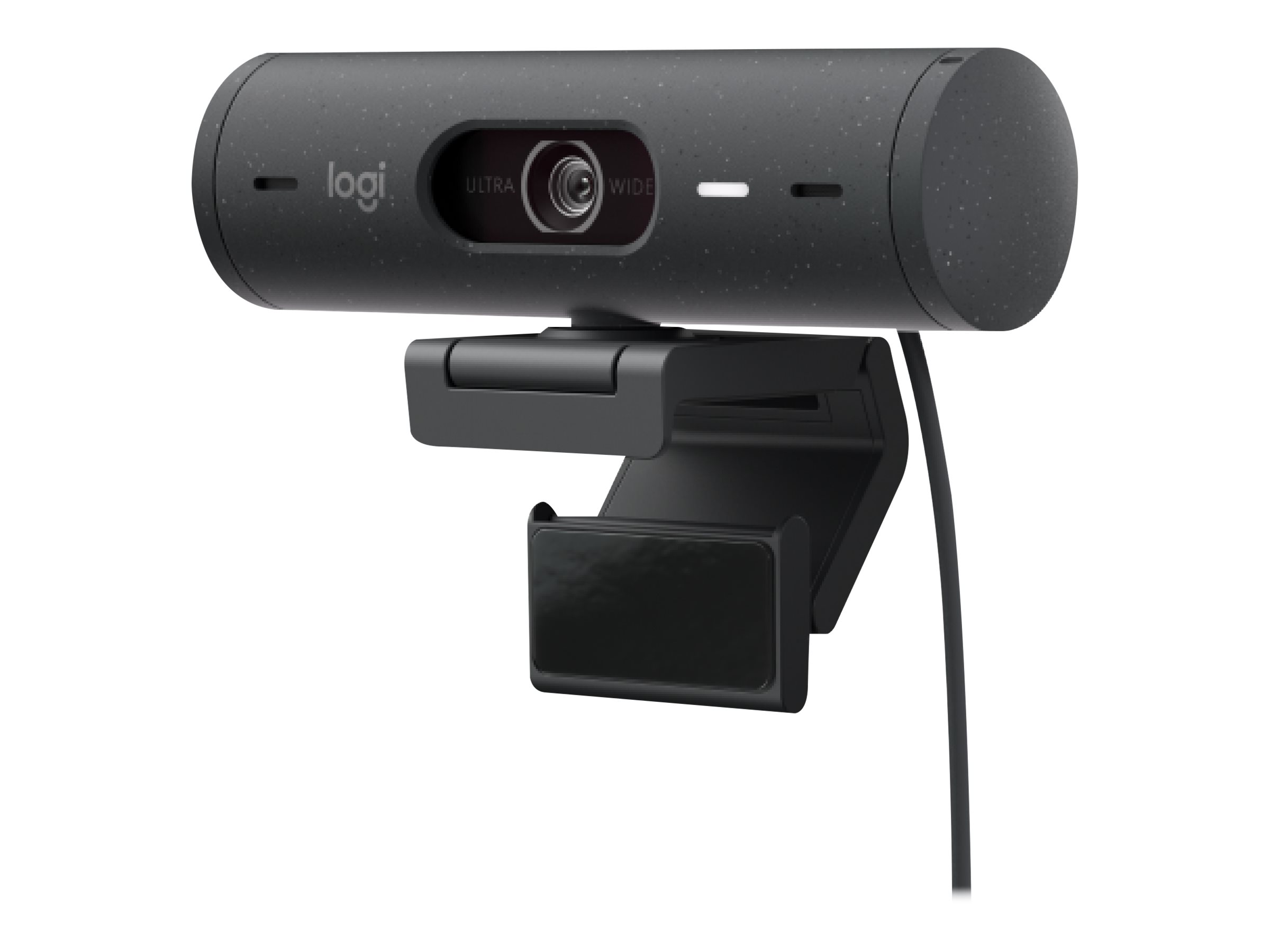 Logitech Brio 500 Full HD Webcam with Auto Light Correction, Auto-Framing, Show Mode, Dual Noise Reduction Mics,...