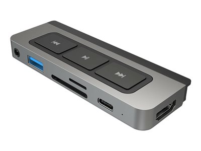 HyperDrive 6-in-1 USB-C Media Hub - docking station - USB-C - HDMI