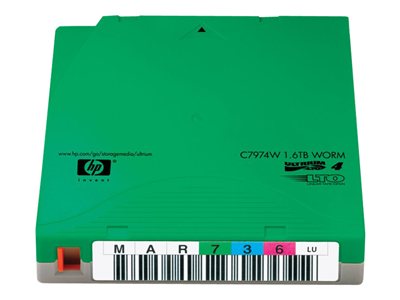 HPE Ultrium WORM Custom Labeled Data Cartridge - LTO Ultrium WORM 4 x 20 - 800 GB - storage media