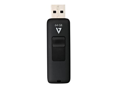 V7 VF264GAR-BLK-3N - USB flash drive - 64 GB