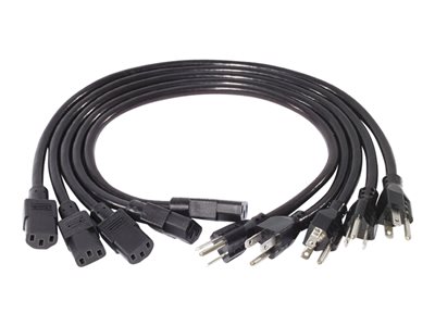 APC - power cable - IEC 60320 C13 to NEMA 5-15 - 61 cm