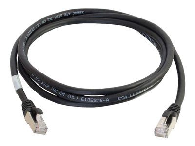 C2G 6ft Cat6a Snagless Shielded (STP) Network Patch Ethernet Cable Black - patch cable - 1.83 m - black