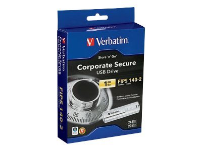 Verbatim Store 'n' Go Corporate Secure USB Drive - FIPS Edition - USB flash drive - 1 GB