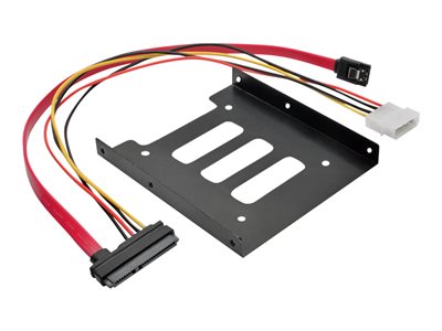 Tripp Lite 2.5 Inch SATA Hard Drive to 3.5 Inch Drive Bay Mounting Kit - storage bay adapter