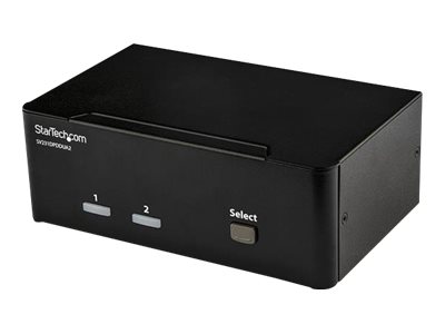 StarTech.com 2-Port DisplayPort KVM Switch - Dual-Monitor - 4K 60 - with Audio & USB Peripheral Support - DP 1.2 - USB …