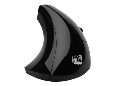 ADESSO 2.4GHZ RF WIRELESS  VERTICAL  ERGONOMIC  MOUSE , CONTOUR SHAPE WITH HANDS