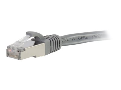 C2G 10ft Cat5e Snagless Shielded (STP) Ethernet Network Patch Cable - Gray - patch cable - 3.1 m - gray