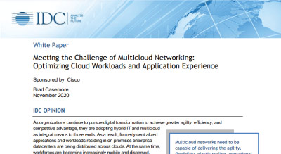 Meeting the Challenge of Multicloud Networking Whitepaper