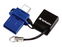 Verbatim Store 'n' Go Dual USB Flash Drive for USB-C Devices - USB flash drive - 16 GB
