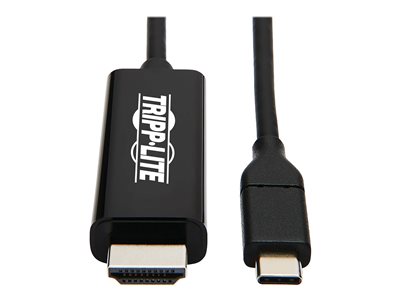 Tripp Lite USB C to HDMI Adapter Cable USB 3.1 Gen 1 4K M/M USB-C Black 3ft - video cable - 90 cm