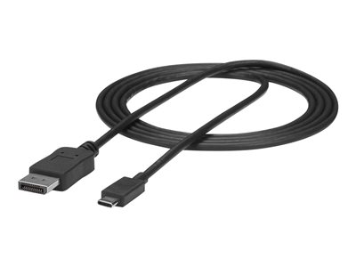StarTech.com 6ft/1.8m USB C to DisplayPort 1.2 Cable 4K 60Hz, USB-C to DisplayPort Adapter Cable HBR2, USB Type-C DP Al…