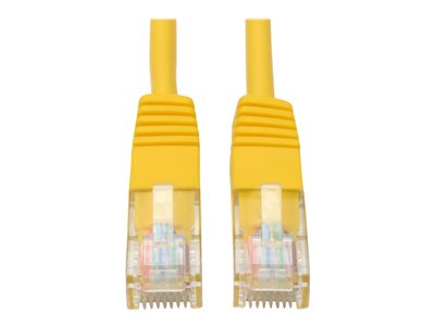 Tripp Lite 1ft Cat5e / Cat5 350MHz Molded Patch Cable RJ45 M/M Yellow 1' - patch cable - 30 cm - yellow