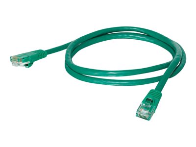 C2G Cat5e Snagless Unshielded (UTP) Network Patch Cable - patch cable - 3 m - green