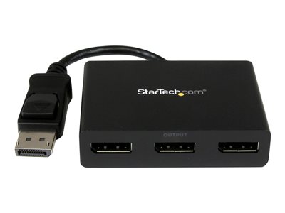 StarTech.com 3 Port DisplayPort MST Hub - 4K 30Hz - DisplayPort to DisplayPort Multi Monitor Splitter for 3 DP Monitor …
