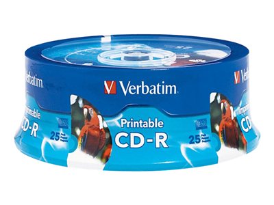 Verbatim - CD-R x 25 - 700 MB - storage media