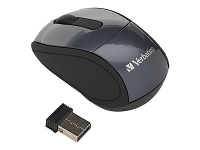 Verbatim Wireless Mini Travel Mouse - mouse - 2.4 GHz - graphite