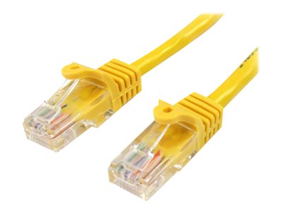 StarTech.com 6 ft Yellow Cat5e / Cat 5 Snagless Patch Cable 6ft - patch cable - 1.8 m - yellow
