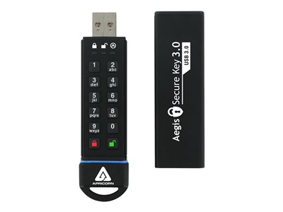 Apricorn Aegis Secure Key 3.0 - USB flash drive - 30 GB