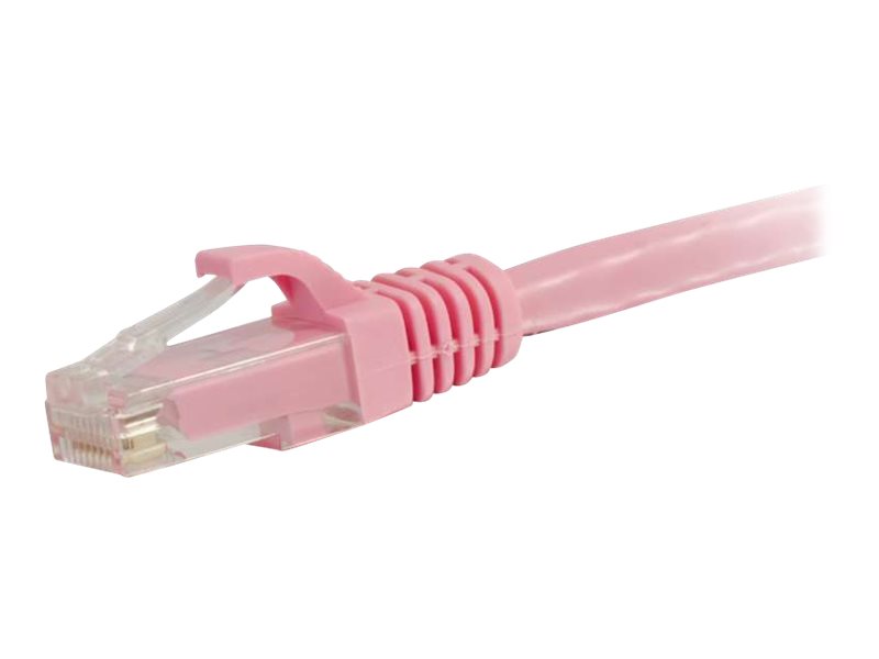 C2G 15ft Cat6 Snagless Unshielded (UTP) Network Patch Ethernet Cable - Pink - patch cable - 4.57 m - pink