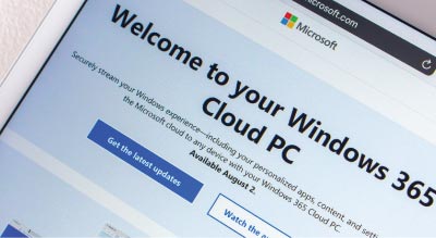 Welcome to your windows 365 cloud pc