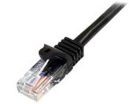 StarTech.com Cat5e Ethernet Cable - 6 ft - Black- Patch Cable - Snagless Cat5e Cable - Short Network Cable - Ethernet C&#x2026;